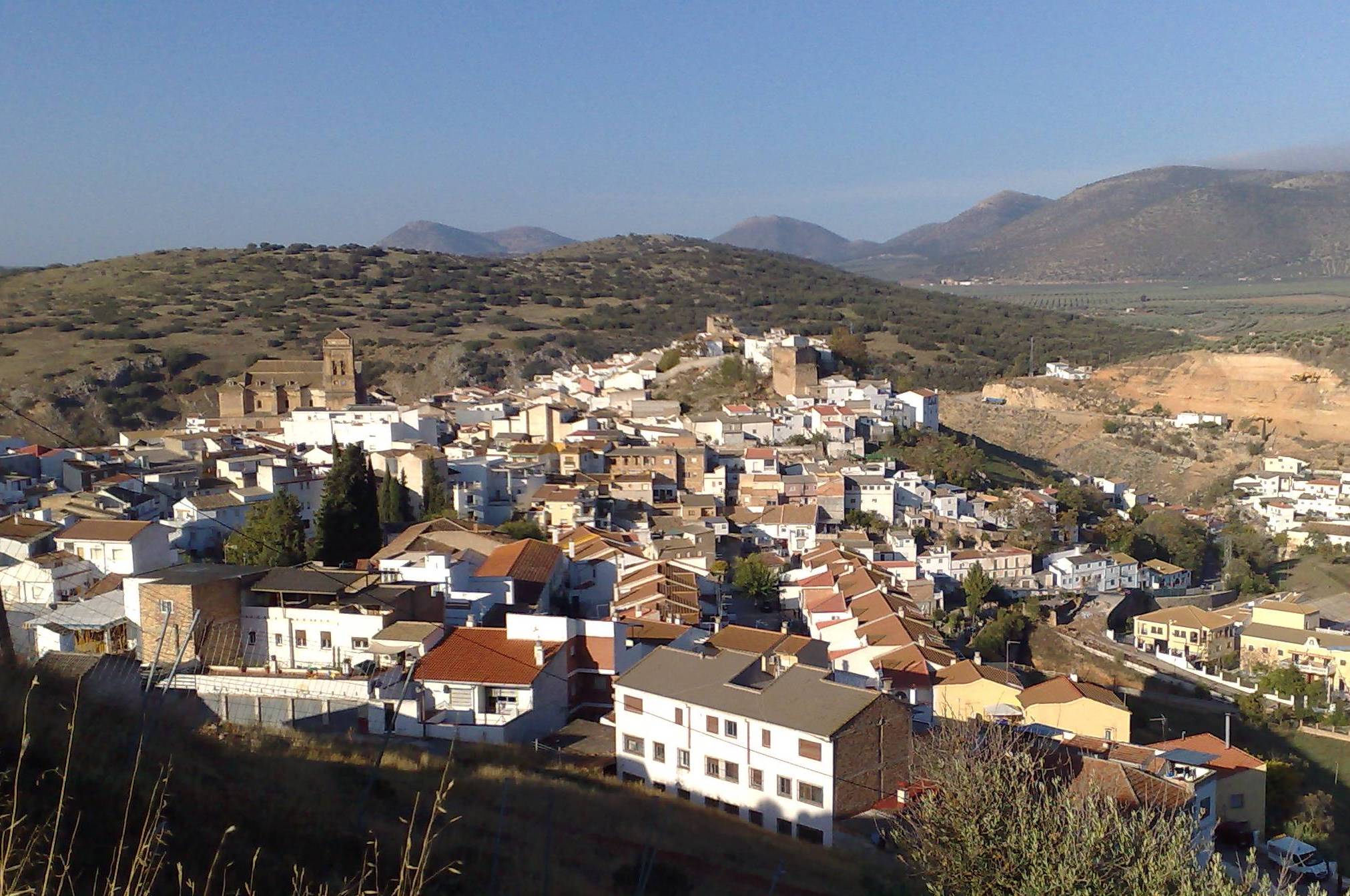 Iznalloz Views of the town Granada Andalucia