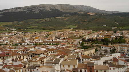 Villanueva del Trabuco Town Malaga Andalucia