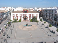 Benameji square Cordoba Andalucia